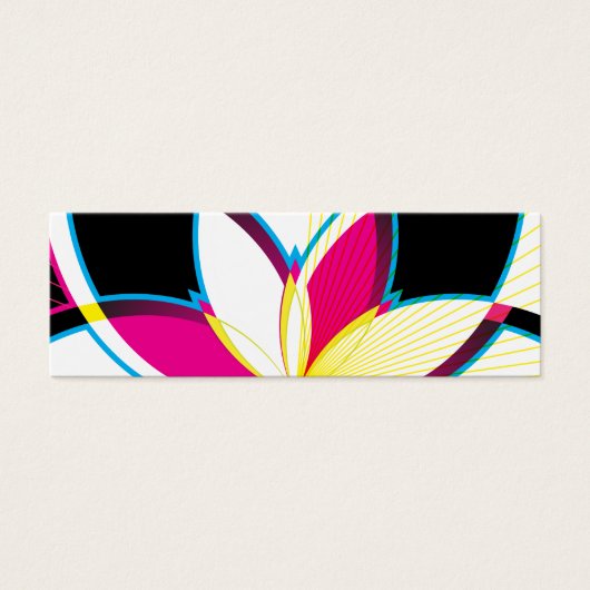 Neon Nights (Cadeau Label) Mini Visitekaartjes (Voorkant)
