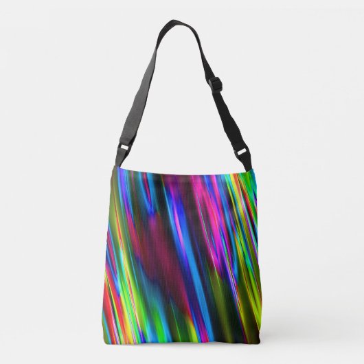 Neon Nights Crossbody Canvas tas (Achterkant)