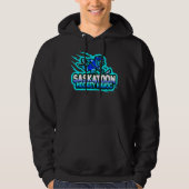 Neon Nights Hockey Havoc in Saskatoon Hoodie (Voorkant)