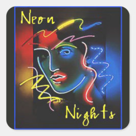 Neon Nights Sticker