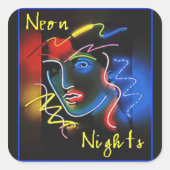 Neon Nights Sticker (Voorkant)