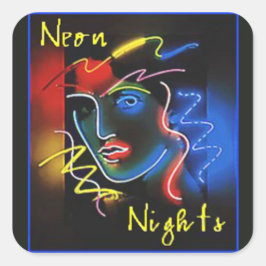 Neon Nights Sticker