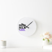 NEON NILE Wave Logo Wandklok (Huis)