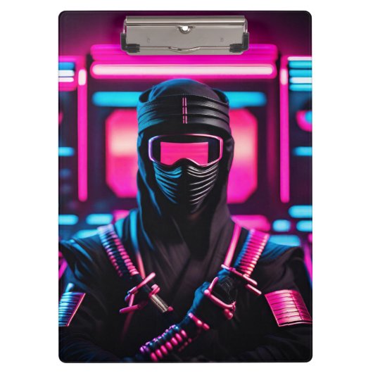 neon ninja klembord (Voorkant)