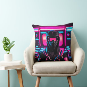 neon ninja kussen