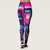 neon ninja leggings (Achterkant)
