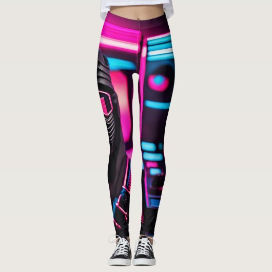 neon ninja leggings (Voorkant)