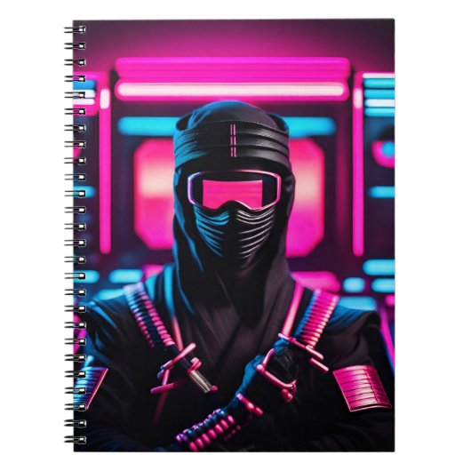 neon ninja notitieboek (Voorkant)