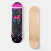 neon ninja persoonlijk skateboard (Voorkant)