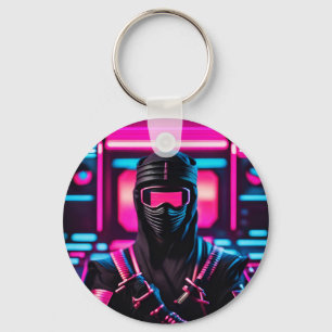 neon ninja sleutelhanger