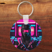 neon ninja sleutelhanger (Voorkant)