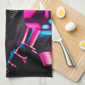 neon ninja theedoek (Quarter Fold)