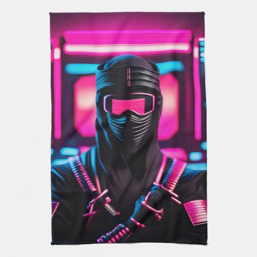neon ninja theedoek (Verticaal)