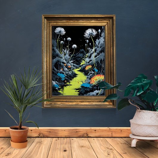 Neon Nocturne Foto Afdruk