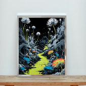 Neon Nocturne Foto Afdruk