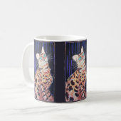 Neon Noir Bengaalse Kat Koffiemok (Voorkant links)