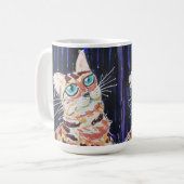 Neon Noir Bengaalse Kat Koffiemok (Voorkant links)