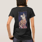 Neon Noir Bengaalse Kat T-shirt (Achterkant)