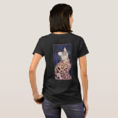 Neon Noir Bengaalse Kat T-shirt (Achterkant volledig)