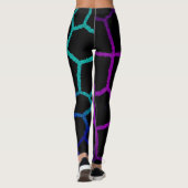 Neon Noir Giraffe Leggings (Achterkant)