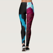 Neon Noir-Koe Leggings (Achterkant)