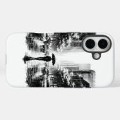 Neon Noir Rainy Cityscape Case-Mate iPhone Case (Achterkant (horizontaal))