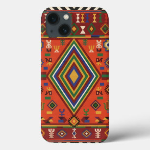Neon Nomad Soul - Levendig Tribal Geometrisch Tapi Case-Mate iPhone Case