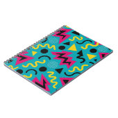 Neon Nostalgia: een gedurfde 90s-remix Notitieboek (Linkerzijde)