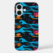 Neon Ocean Abstract Case-Mate iPhone Case (Achterkant)
