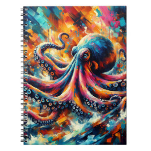 Neon Octopus Energie Notitieboek