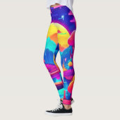 Neon Oerwoud Dream Art Leggings (Links)
