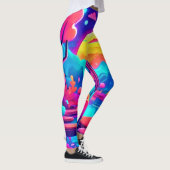 Neon Oerwoud Dream Art Leggings (Rechts)