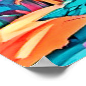 Neon Oerwoud Gorilla Urban Fantasy Poster (Hoek)