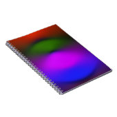 Neon of Blue, Paars, Green & Oranje Notitieboek (Rechterzijde)