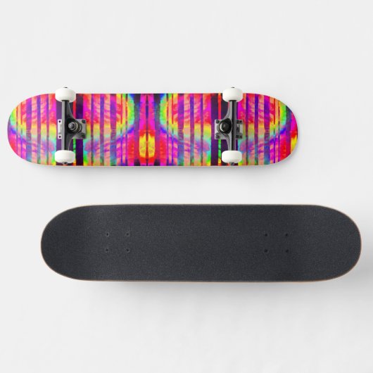 Neon Ombre Stripe Skateboard (Horizontaal)