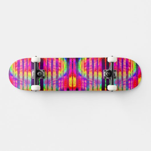 Neon Ombre Stripe Skateboard (Horizontaal)