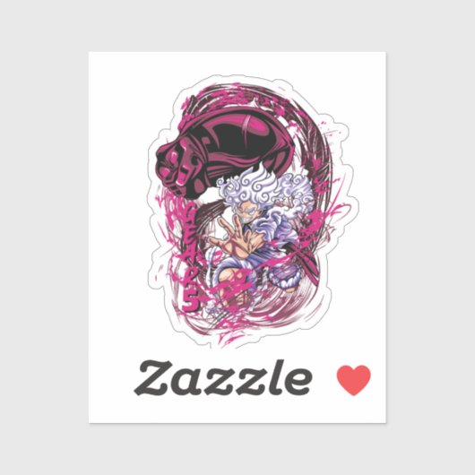 Neon One Piece Sticker (Vel)