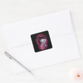 Neon One Piece Vierkante Sticker (Envelop)