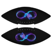 Neon Oneindigheidssymbool met Glowende Kolibrie American Football (Panelen)