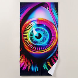Neon Oog Droom Strandlaken