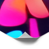 Neon Oog van de Kosmos Poster (Hoek)