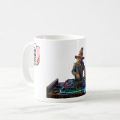 Neon Oogst Schrik Bar Vektra Shift Koffiemok (Voorkant links)