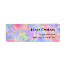 neon opal achtergrondlabels