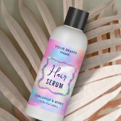 Neon Opal Holographic 4 OZ Cosmetische Fles Label