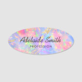 neon opal naamplaatje (Voorkant)