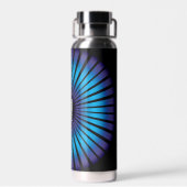 Neon optische illusie waterfles (Achterkant)