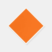 neon oranje - blanco servet (Hoek)