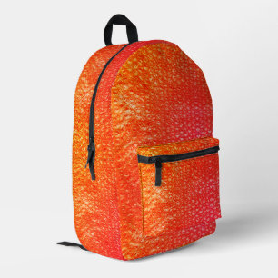 Neon Oranje Bubble Pop Wrap Bedrukte Rugzak