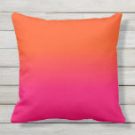 Neon Oranje en Neon Pink Ombre Shade Kleur Vervage Buitenkussen<br><div class="desc">Neon Oranje en Neon Pink Ombre Shade Kleur Vervagen. Fantasieslijpen van de warme roze blauwe plek in het neonsinaasappel lijken op een geschilderde zonsondergang neon, oranje, warm, roze, ombre, shade, color, fade, trend, bright, fluorescent, highlighter, school, kinder, plezier, dorm, decor, tint, heldere neonroze, helder roze, neon oranje, neonroze, roze neon,...</div>