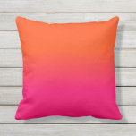 Neon Oranje en Neon Pink Ombre Shade Kleur Vervage Buitenkussen<br><div class="desc">Neon Oranje en Neon Pink Ombre Shade Kleur Vervagen. Fantasieslijpen van de warme roze blauwe plek in het neonsinaasappel lijken op een geschilderde zonsondergang neon, oranje, warm, roze, ombre, shade, color, fade, trend, bright, fluorescent, highlighter, school, kinder, plezier, dorm, decor, tint, heldere neonroze, helder roze, neon oranje, neonroze, roze neon,...</div>